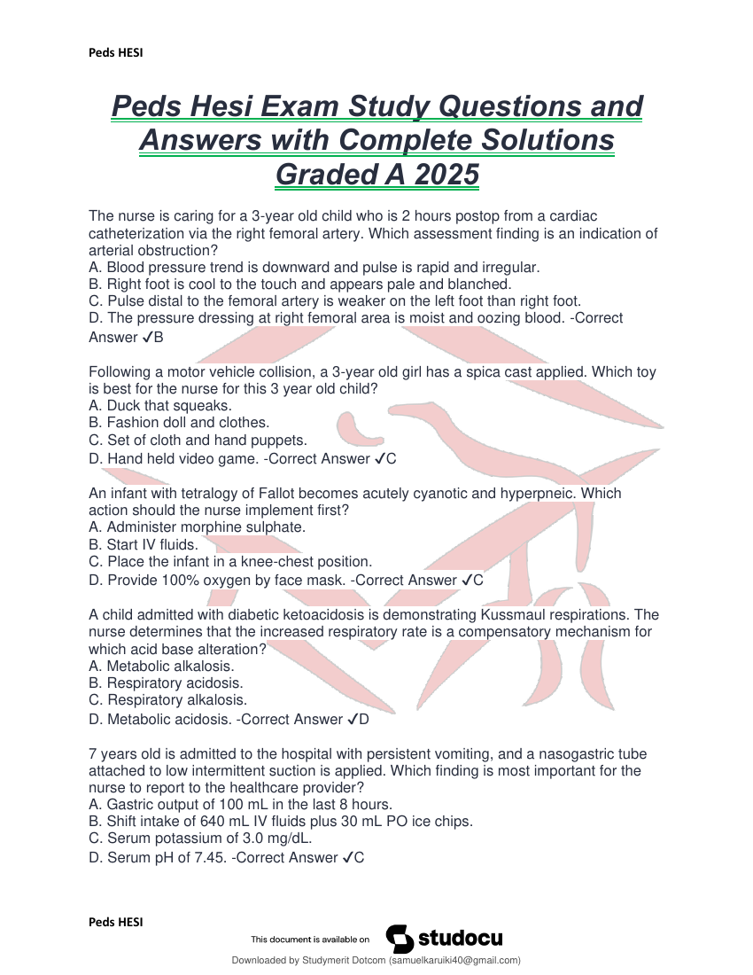 HESI PN Nutrition Practice Exam
