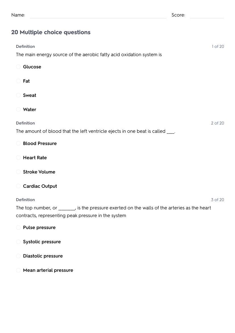 CANFITPRO PREP EXAM ALL CORRECT QUESTIONS WITH 100% VERIFIED ANSWERS |