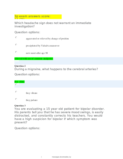 NSG 6020 3P Exam 2025/2026 | Complete Exam with Verified Questions and Answers