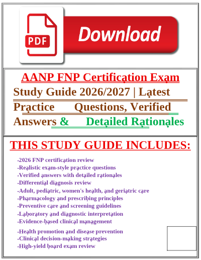 FNP & AGNP Certification Exam