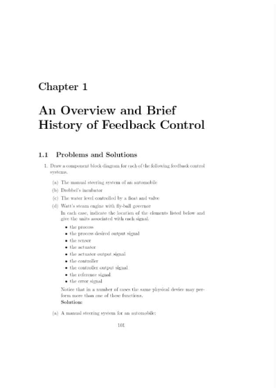 Complete Solution Manual Feedback Control of Dynamic Systems 8th Edition Questions & Answers with rationales (Chapter 1-10)